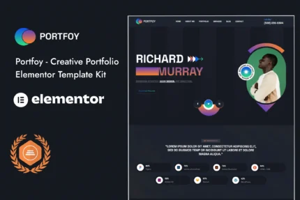Portfoy - Portfolio Elementor Template Kit